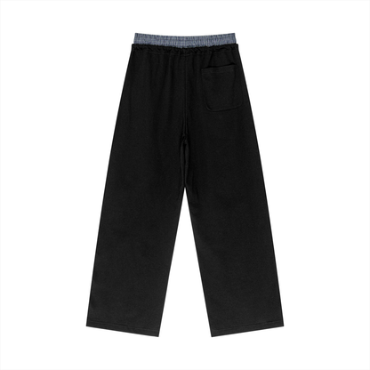 Logo Contrast Waist Sweatpants