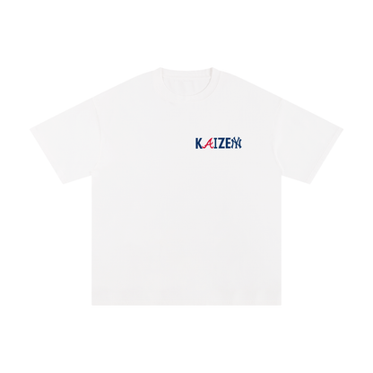 KAIZEN Logo Tee “Navy Blue Red”