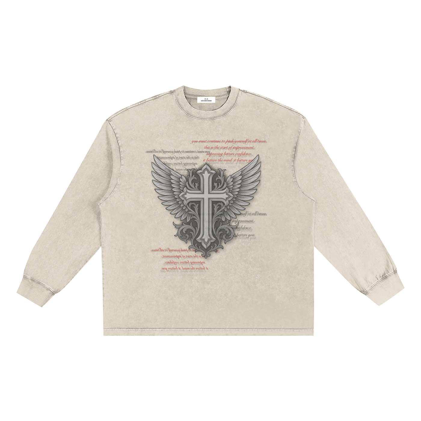 KZ Cross Frayed Tee