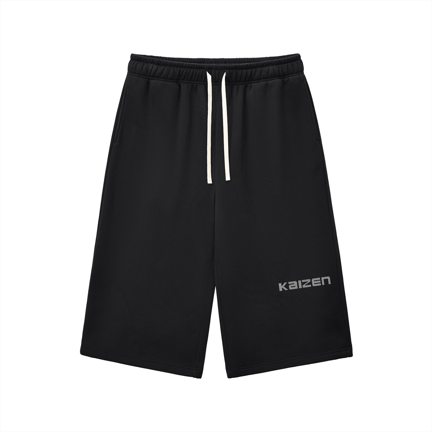 Relaxed Drawstring 3/4 Sweatpants