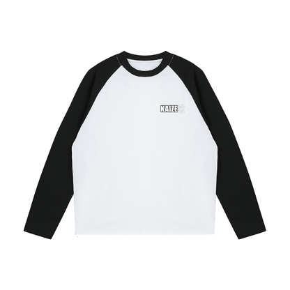 Color-Blocked Long-Sleeve T-Shirt