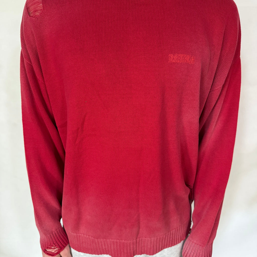 Sun Fade Distressed Sweater
