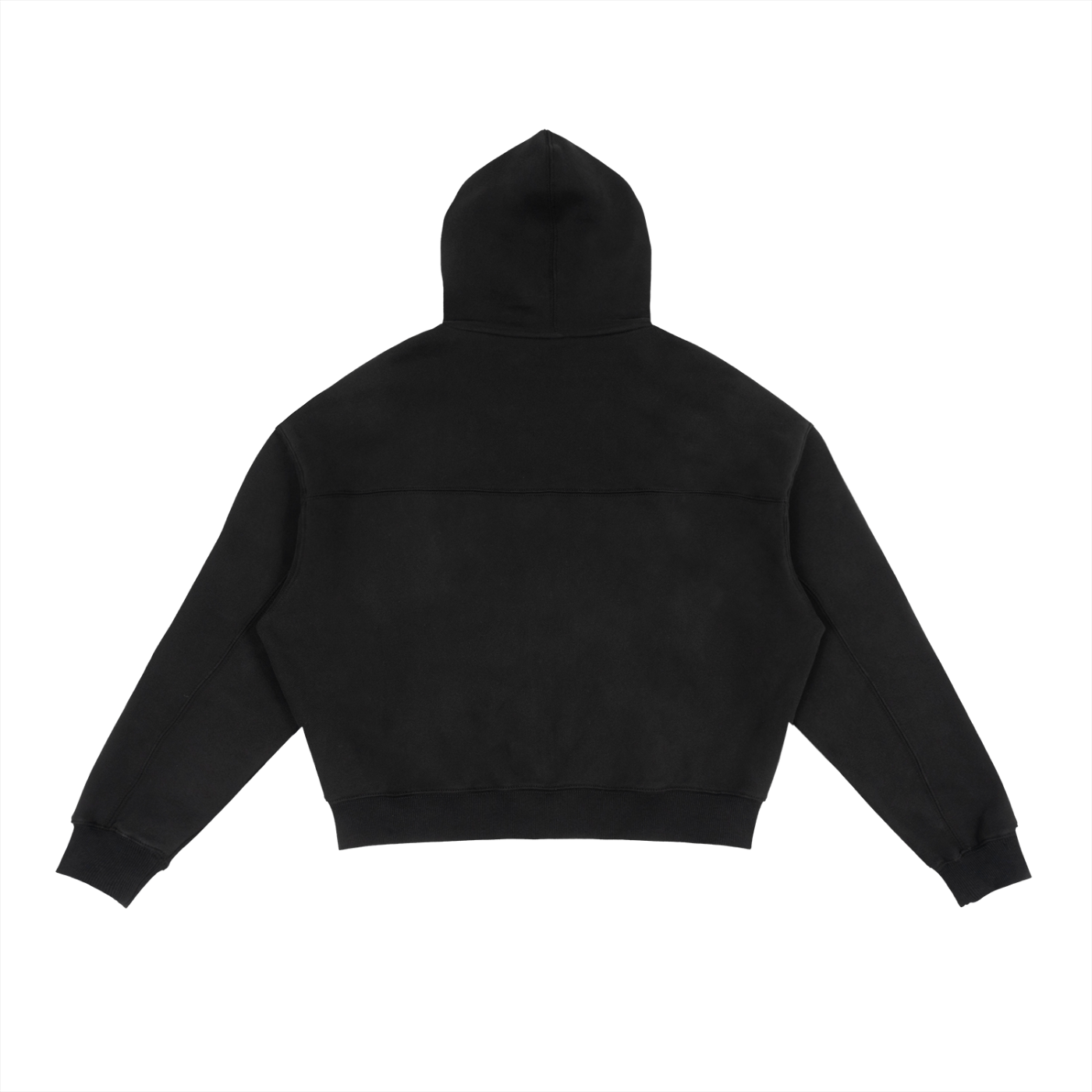 Zip-Up Boxy Hoodie