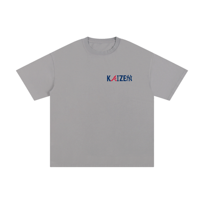 KAIZEN Logo Tee “Navy Blue Red”