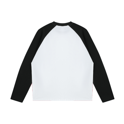 Color-Blocked Long-Sleeve T-Shirt