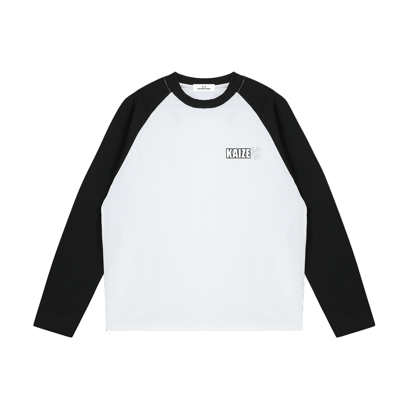 Color-Blocked Long-Sleeve T-Shirt