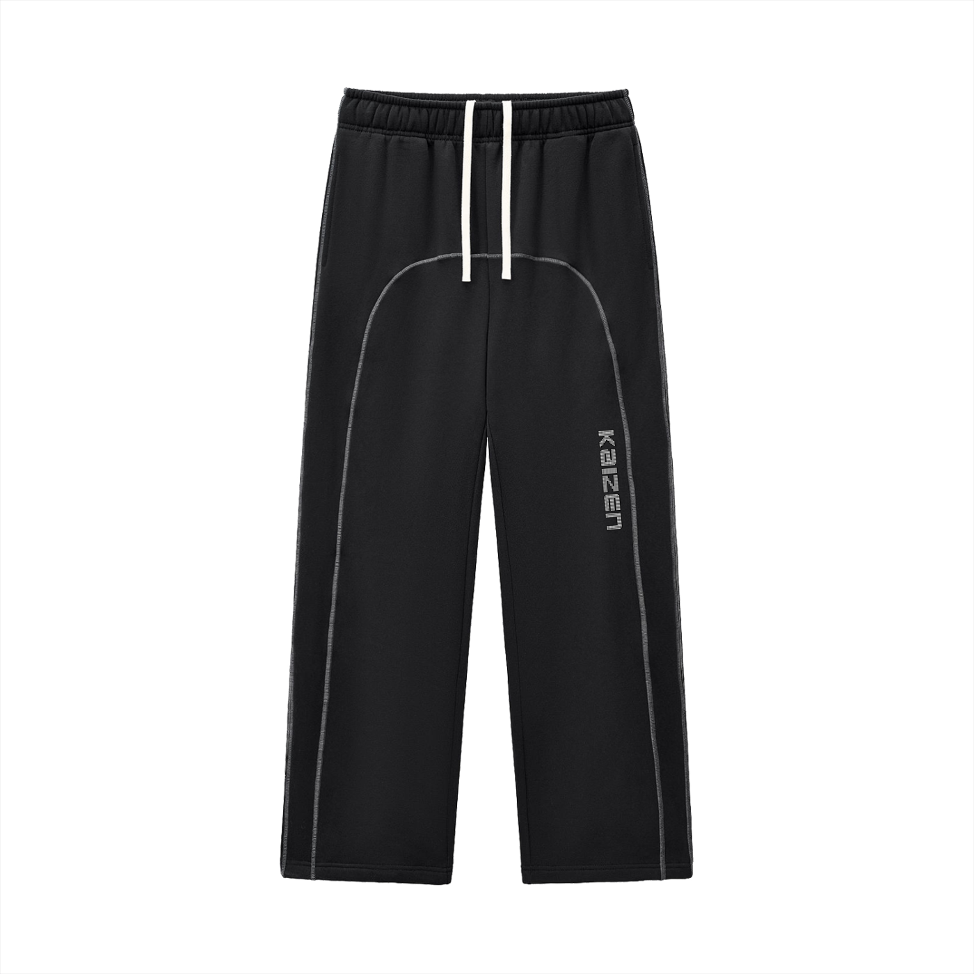 Contrast-Stitched Fleece Sweatpants